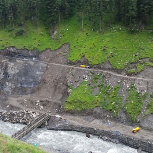 Way Goes to Chamba village