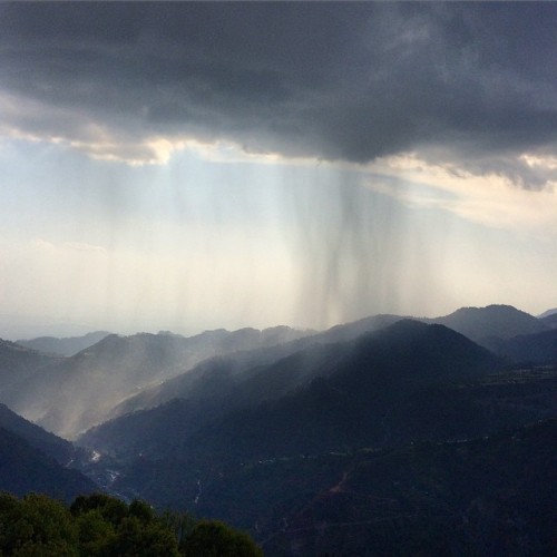 A Beautiful view of nature... Its  Raining