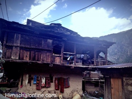 Traditional houses of Kullu and Manali, very rarely seen these days.
