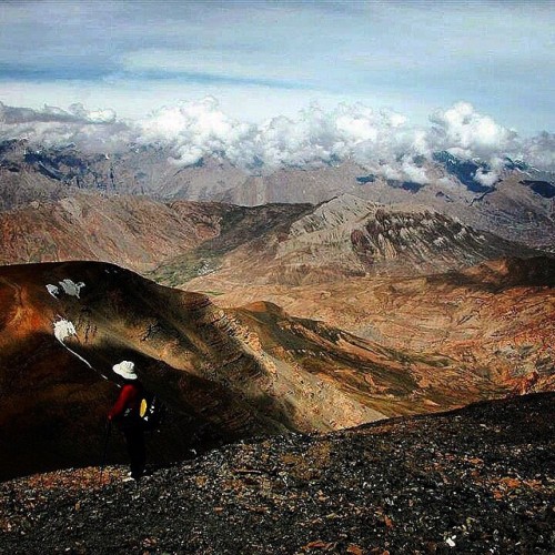 Location- View from the Top of Mount Kanamo Peak, Spiti Valley, Himachal Pradesh