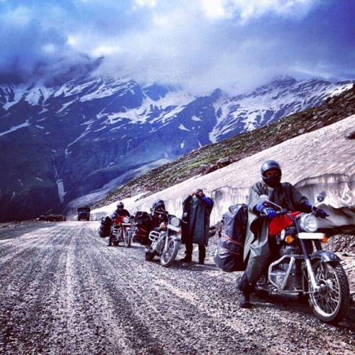 Rohtang Pass is a high mountain pass on the eastern Pir Panjal Range of the Himalayas. It connects the Kullu Valley with the Lahaul and Spiti Valleys of Himachal Pradesh, India.