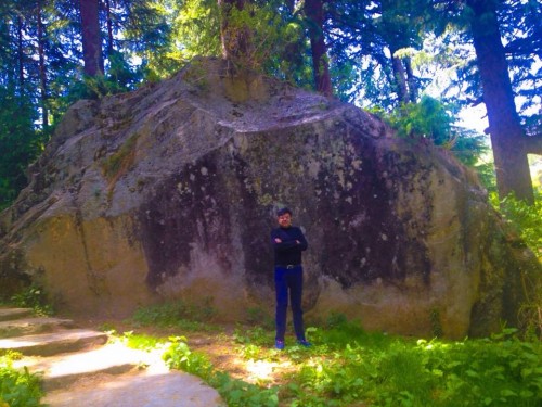 Mohnesh Kohli - CEO of Megrisoft Limited visited Hidimba Temple at Manali with his family.