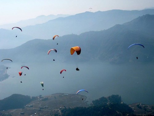 Paragliding Landing Site-Bir, Kangra