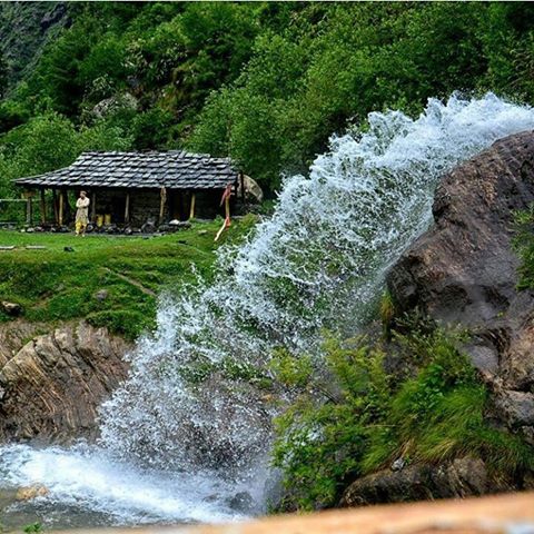 Rudranag Waterfall is located on Parvati Valley, Kullu