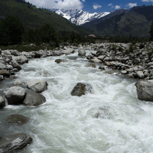 The Beas River is a river in north India. The river rises in the Himalayas in central Himachal Pradesh, India, and flows for some 470 kilometres to the Sutlej River in the Indian state of Punjab
