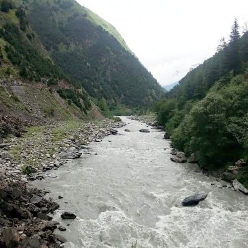 The Ravi river  is a trans-boundary river flowing through Northwestern India and eastern Pakistan. It is one of the six rivers of the Indus System in Punjab region.