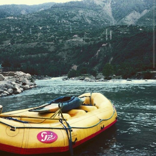 Water river- rafting facilities are offered by private operators at Pirdi near Kullu
