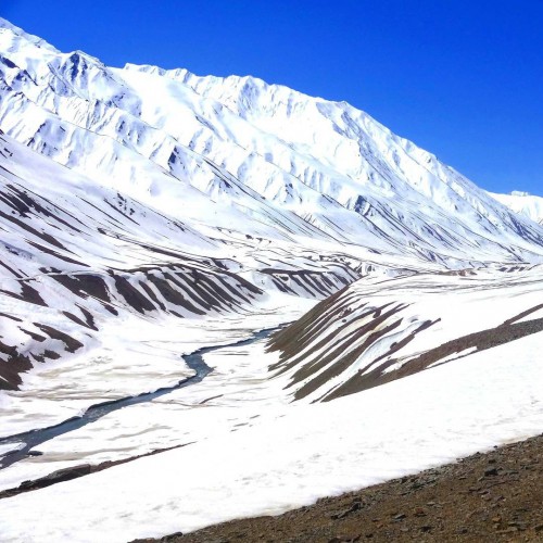 The Pin Parvati Pass is a mountain pass in Himachal Pradesh, India.It was first crossed in August 1884 by Sir Louis Dane in search of an alternate route to the Spiti valley.