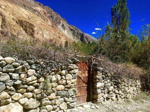 Main Doors of the Homes in Turtuk village (Leh Ladakh)