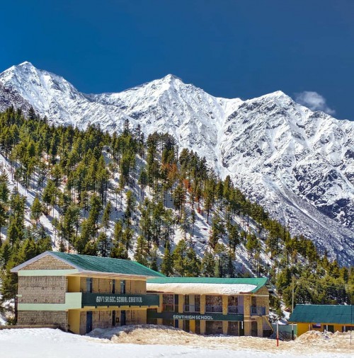 One of the most beautifully located schools ever seen - Chitkul | Kinnaur