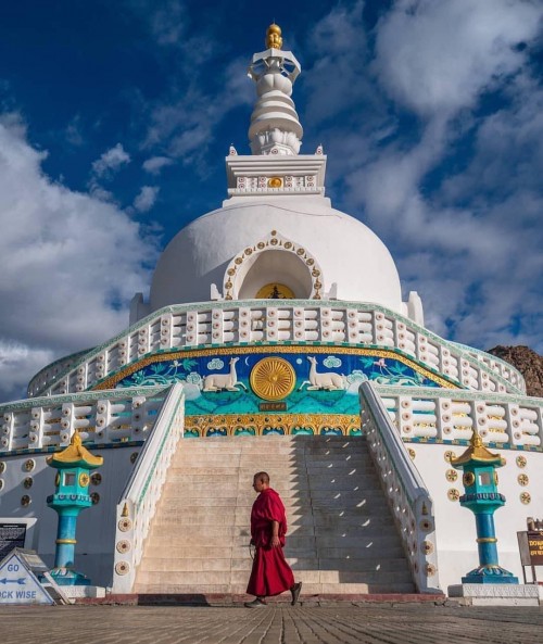 Shanti Stupa - Leh district, Ladakh