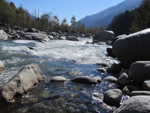 The Beas River also known as the Biás or Bias, is a river in north India. The river rises in the Himalayas in central Himachal Pradesh, India, and flows for some 470 kilometres to the Sutlej River in the Indian state of Punjab.