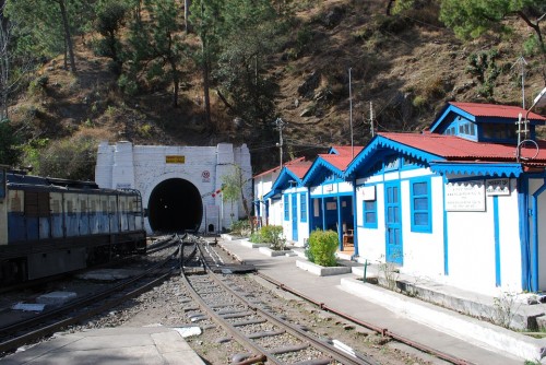 The Kalka-Shimla Railway built to connect, the summer capital of India in 1903 . Kalka-Shimla-Railway runs through 102 tunnels.