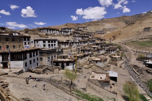 Kibber is a village high in the Spiti Valley in the Himalayas at 4270 metres or 14,200 ft in Himachal Pradesh in northern India.