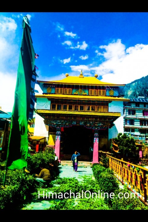 Old Tibet Monastery - religious place near Manali, Himachal Pradesh