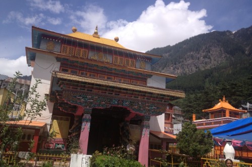 A close look of Old Tibet Monastery.